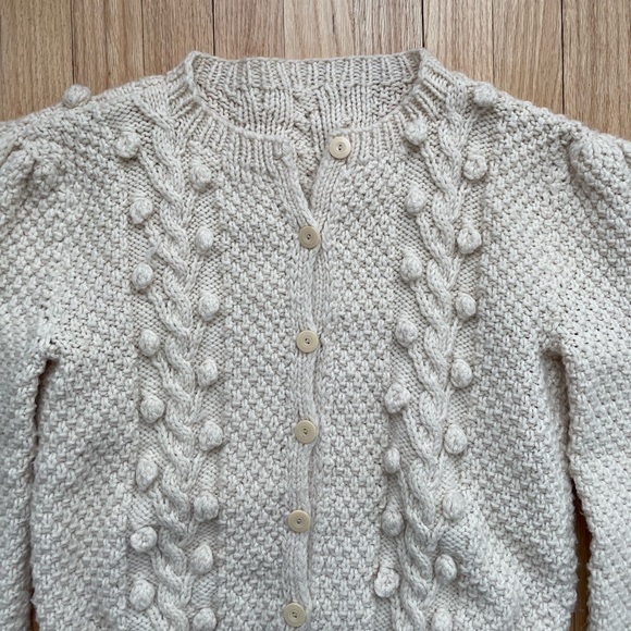 Vintage Handmade Cardigan Wool - Picture 2 of 7